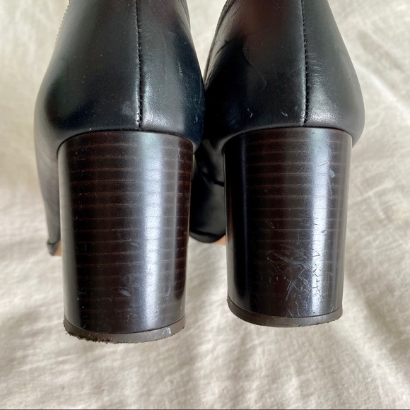 Zara 100% Leather Low Ankle Boot - Picture 5 of 9